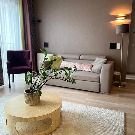 公寓 Skau 2 Eurovea Garden View Free Parking 布拉迪斯拉发