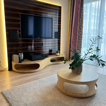 公寓 Skau 2 Eurovea Garden View Free Parking 布拉迪斯拉发