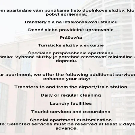 Skau 2 Eurovea Garden View Free Parking Appartamento